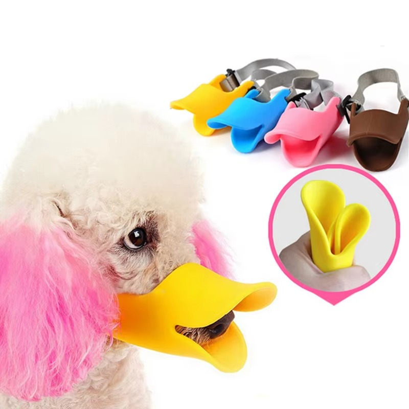 Adjustable Silicone Duckbill Dog Muzzle for Small and Large Dogs-Orizon Depot