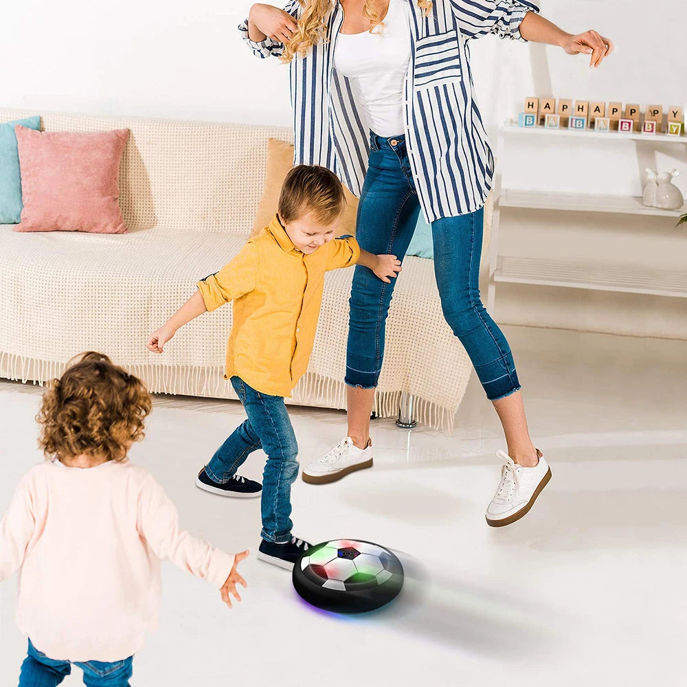 LED Hover Soccer Ball - Air Power Training Toy for Indoor/Outdoor Play