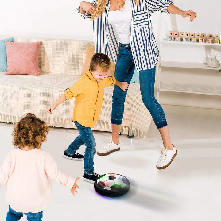 LED Hover Soccer Ball - Air Power Training Toy for Indoor/Outdoor Play
