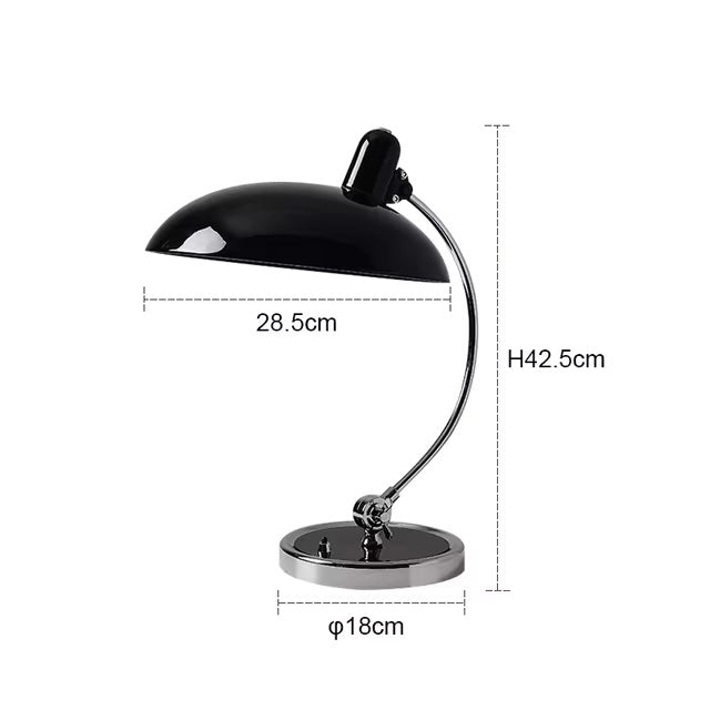 Scandi-Inspired Table Lamp | Curved Metal Design for Modern Decor
