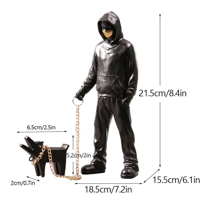 Banksy-Inspired Sculpture Collection for Art Enthusiasts-Orizon Depot