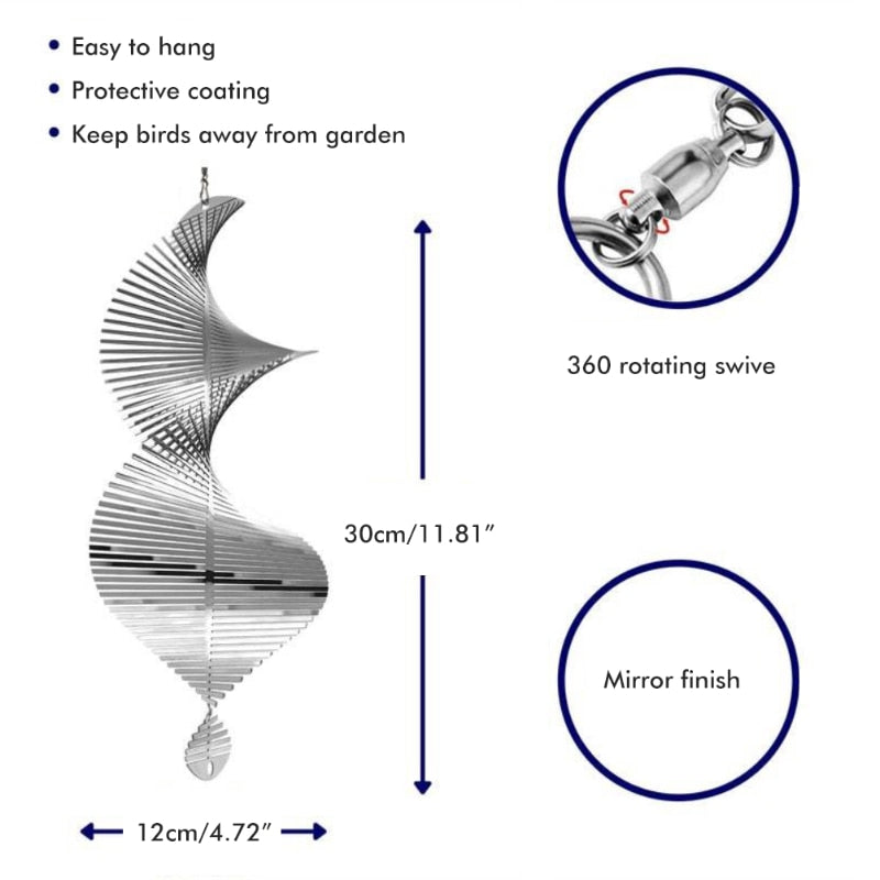 Rotating Wind Spinners for Nordic Garden Decoration-Orizon Depot