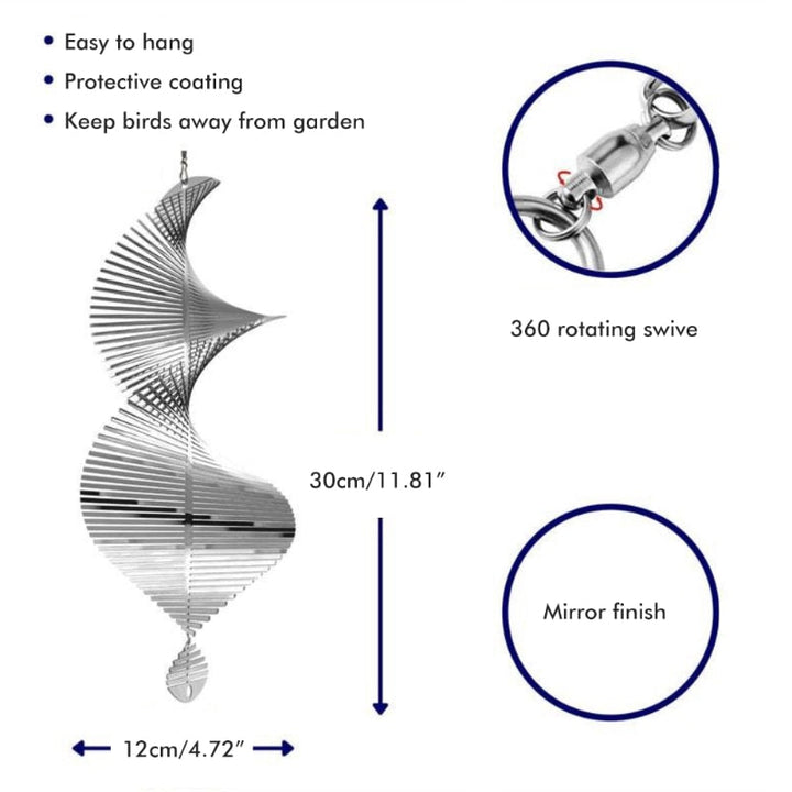 Rotating Wind Spinners for Nordic Garden Decoration-Orizon Depot