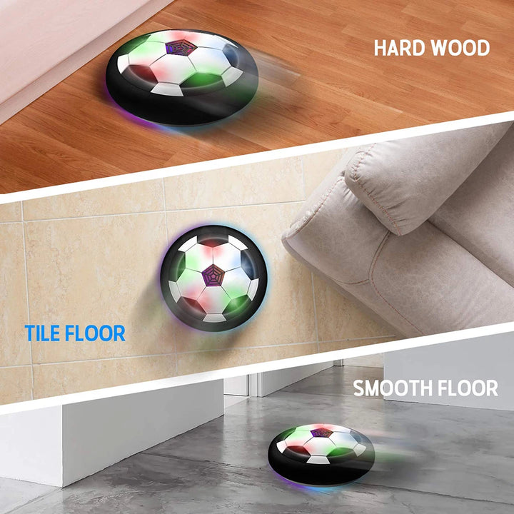 LED Hover Soccer Ball - Air Power Training Toy for Indoor/Outdoor Play