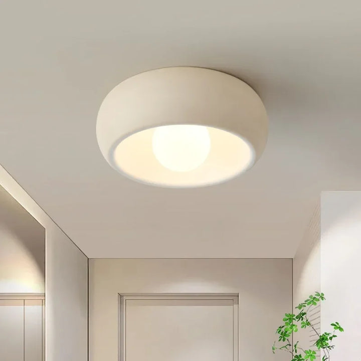 Modern Minimalist Circular Ceiling Light | Flush-Mount Fixture