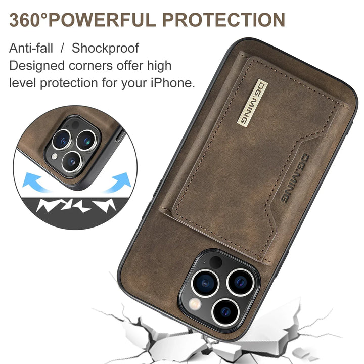2-in-1 iPhone Case with Detachable Wallet for Ultimate Convenience-Orizon Depot