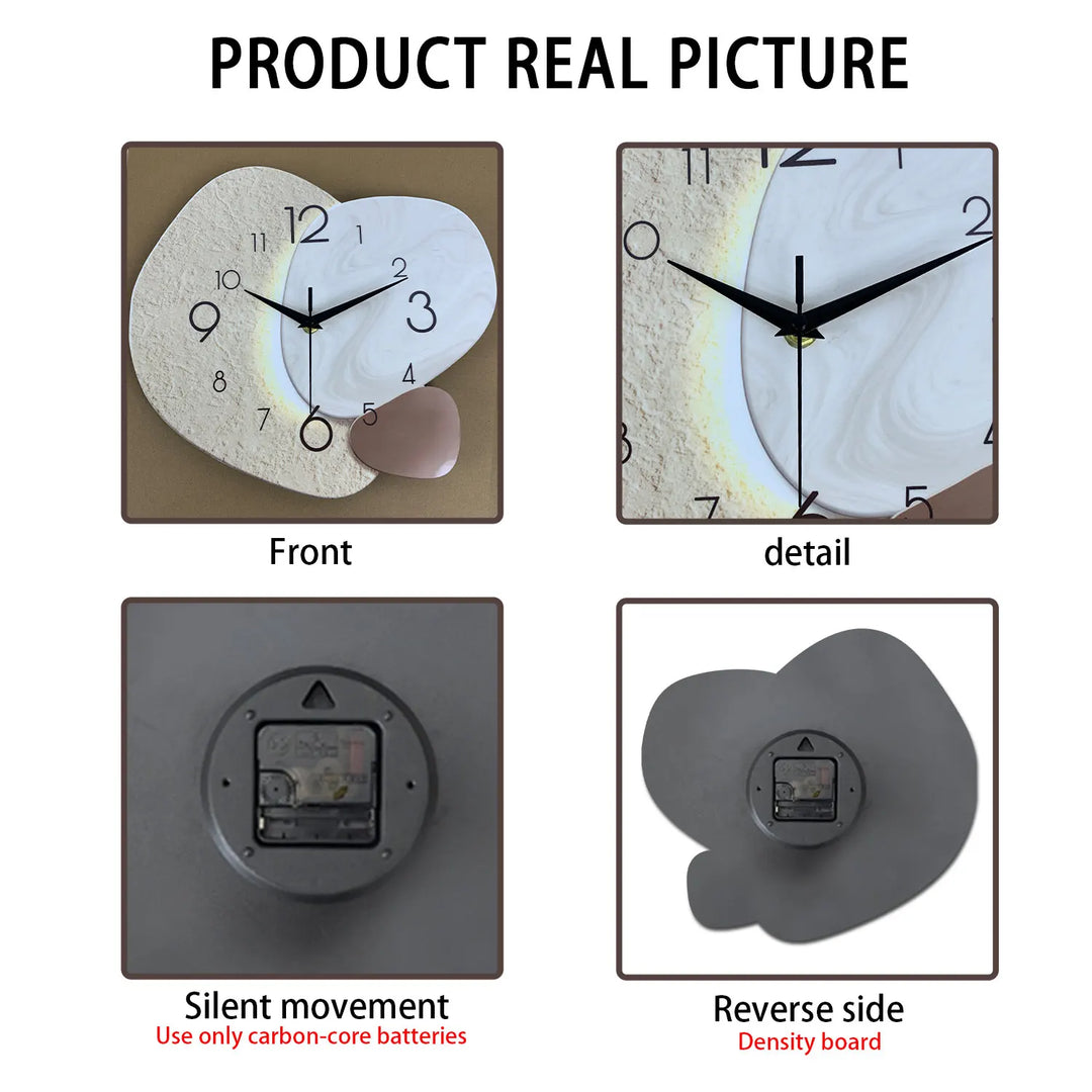 Modern Simple Wall Clock | Silent Quartz Design for Home Decor