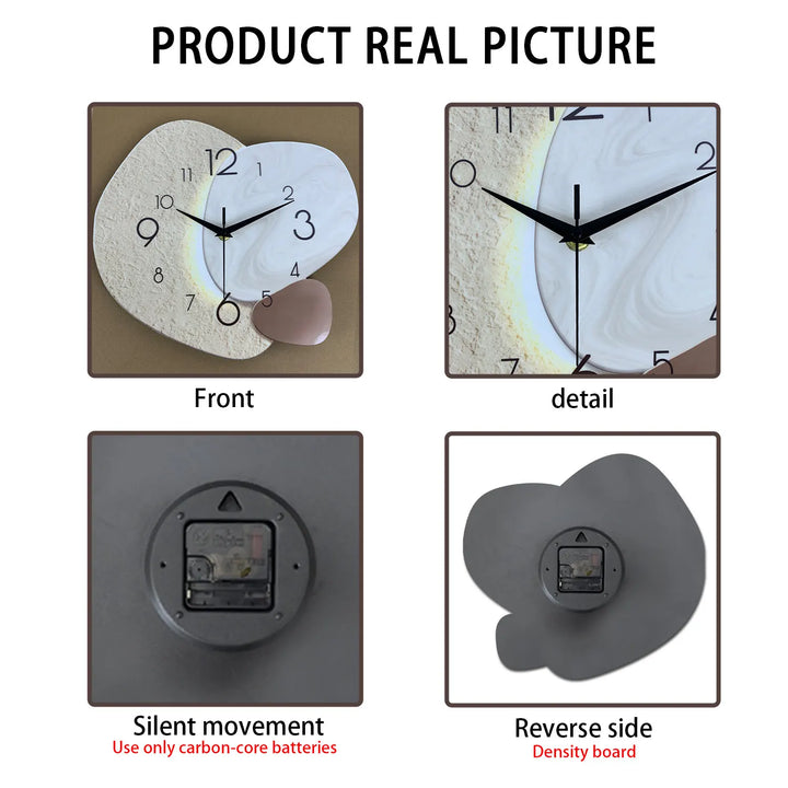 Modern Simple Wall Clock | Silent Quartz Design for Home Decor
