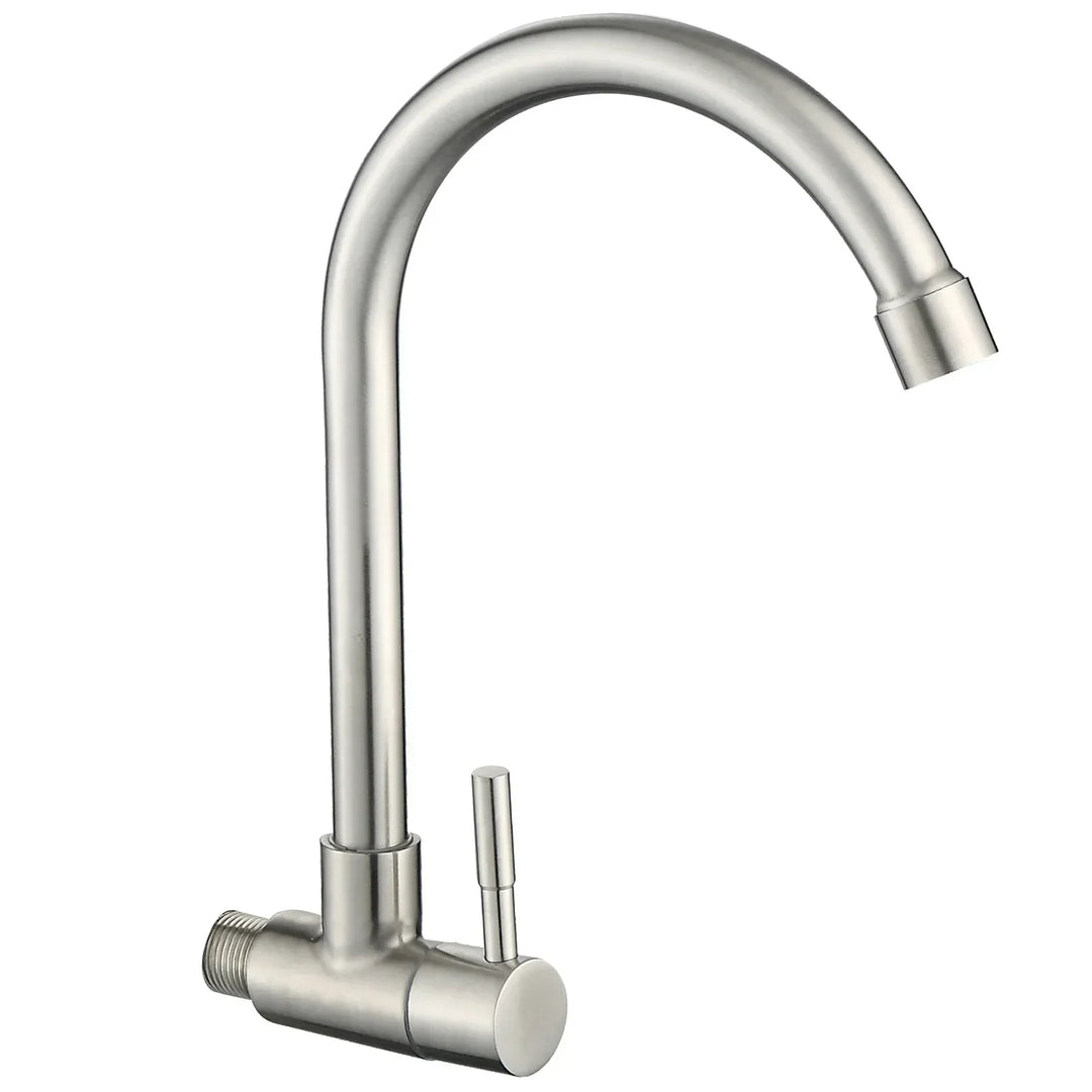 Modern Rotatable Black Single-Handle Cold Water Kitchen Faucet-Orizon Depot