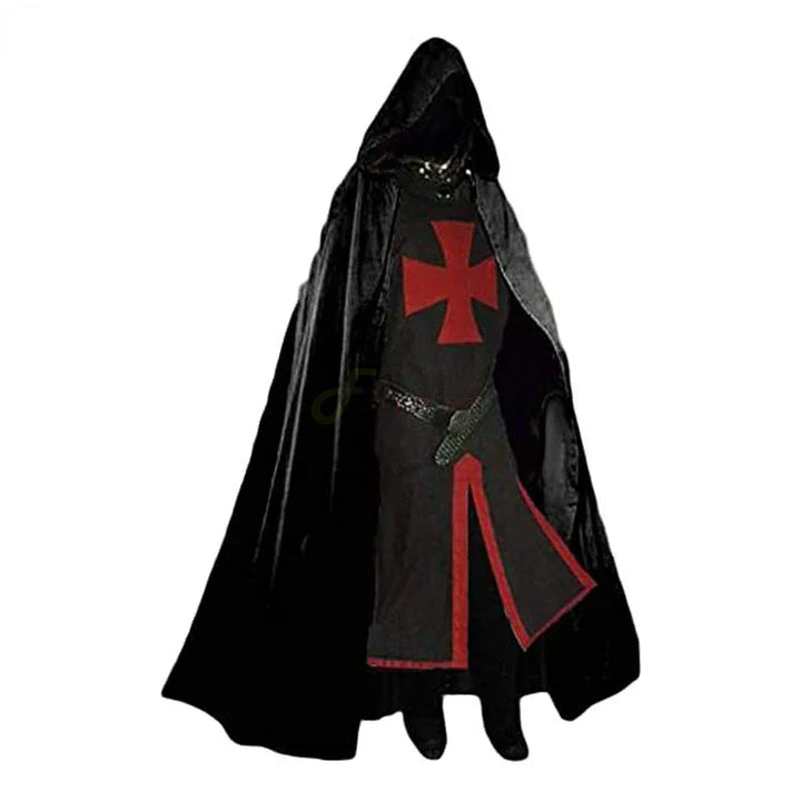 Knights Templar Crusader Costume - Tunic & Cape Set