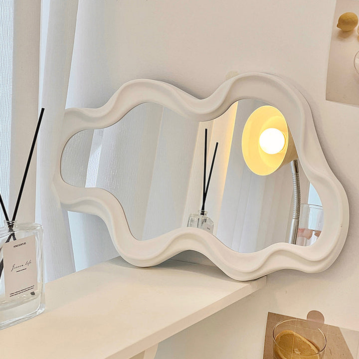 Irregular Wave Decorative Wall Mirror for Modern Home Decor-Orizon Depot