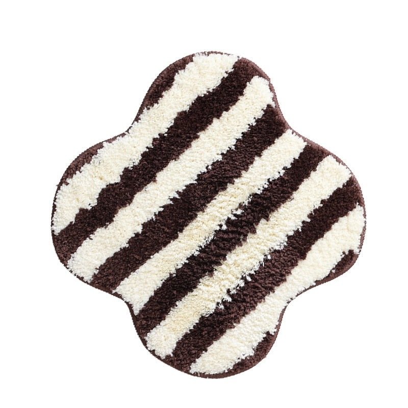 Quilted Striped Chair Cushion for Comfort and Style-Orizon Depot