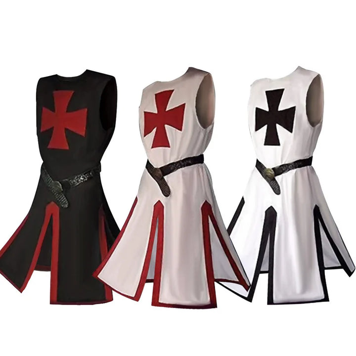 Knights Templar Crusader Costume - Tunic & Cape Set