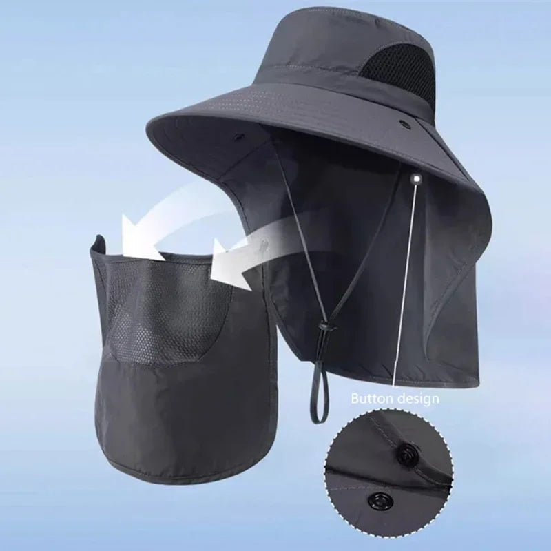 UV Protection Summer Sun Hat for Outdoor Activities - Fishing, Hiking, Camping