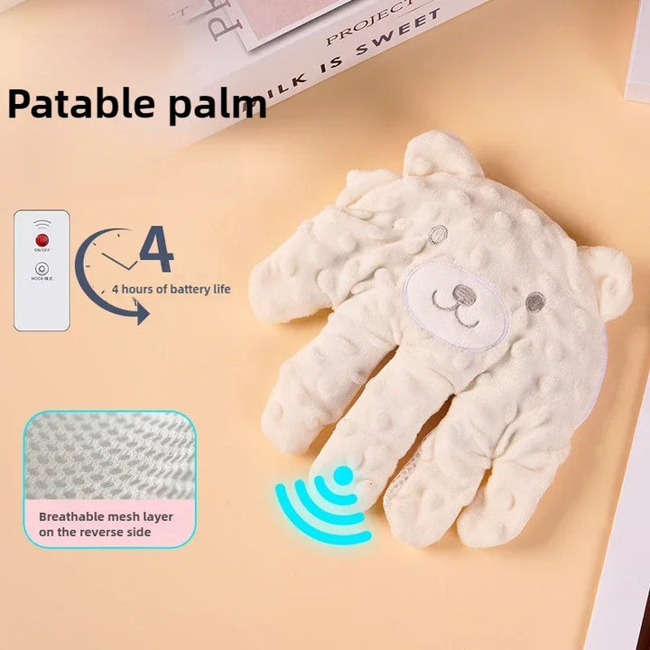 Soothing Palm Pillow for Newborns - Baby Sleep Aid with Remote Control