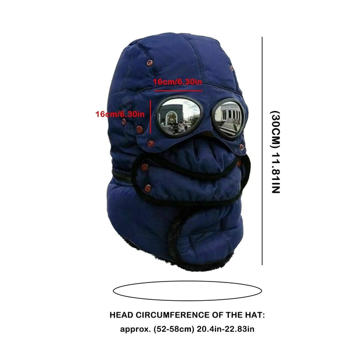 Thermal Windproof Face Covering Beanie for Cold Weather Protection-Orizon Depot