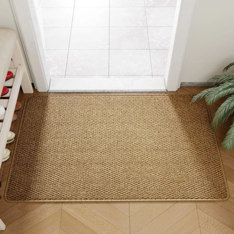 Durable Faux Jute Outdoor Doormat | Stylish Entrance Rug-Orizon Depot