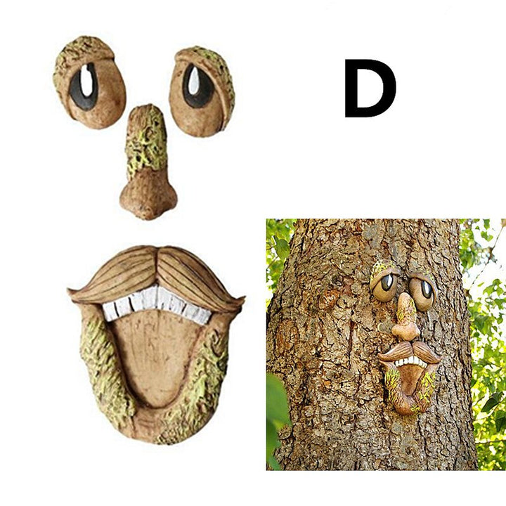 Nature-Inspired Tree Face Bird Feeder Station for Outdoor Decor-Orizon Depot