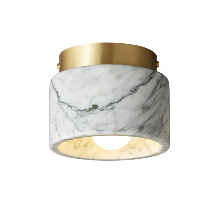 Modern Marble Ceiling Light | Stylish Downlight with Stone Finish