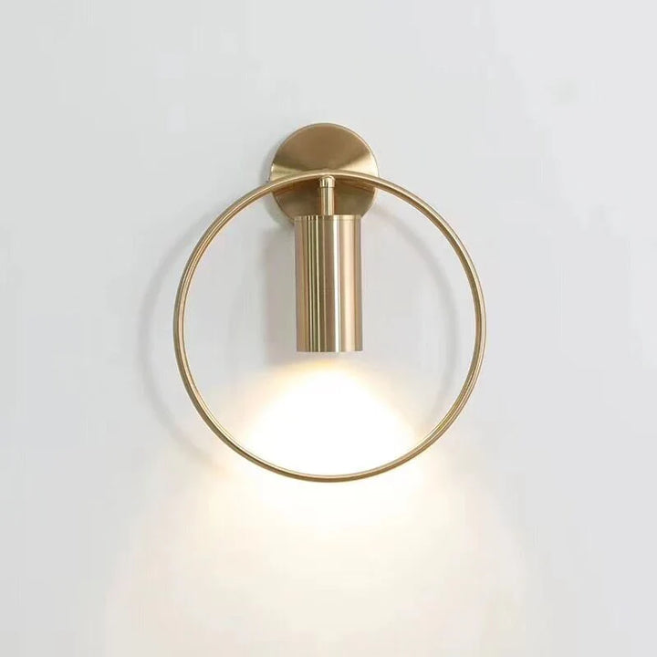 Nordic Gold Minimalist Wall Light for Modern Home Decor