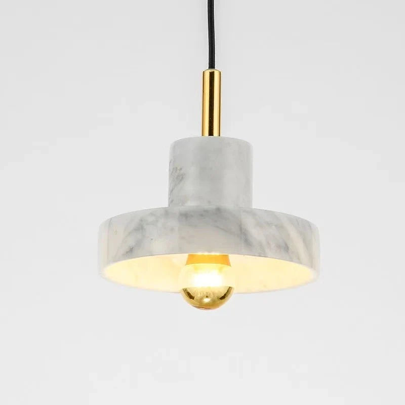 Natural Stone Pendant Lamp | Postmodern Marble Lighting Fixture