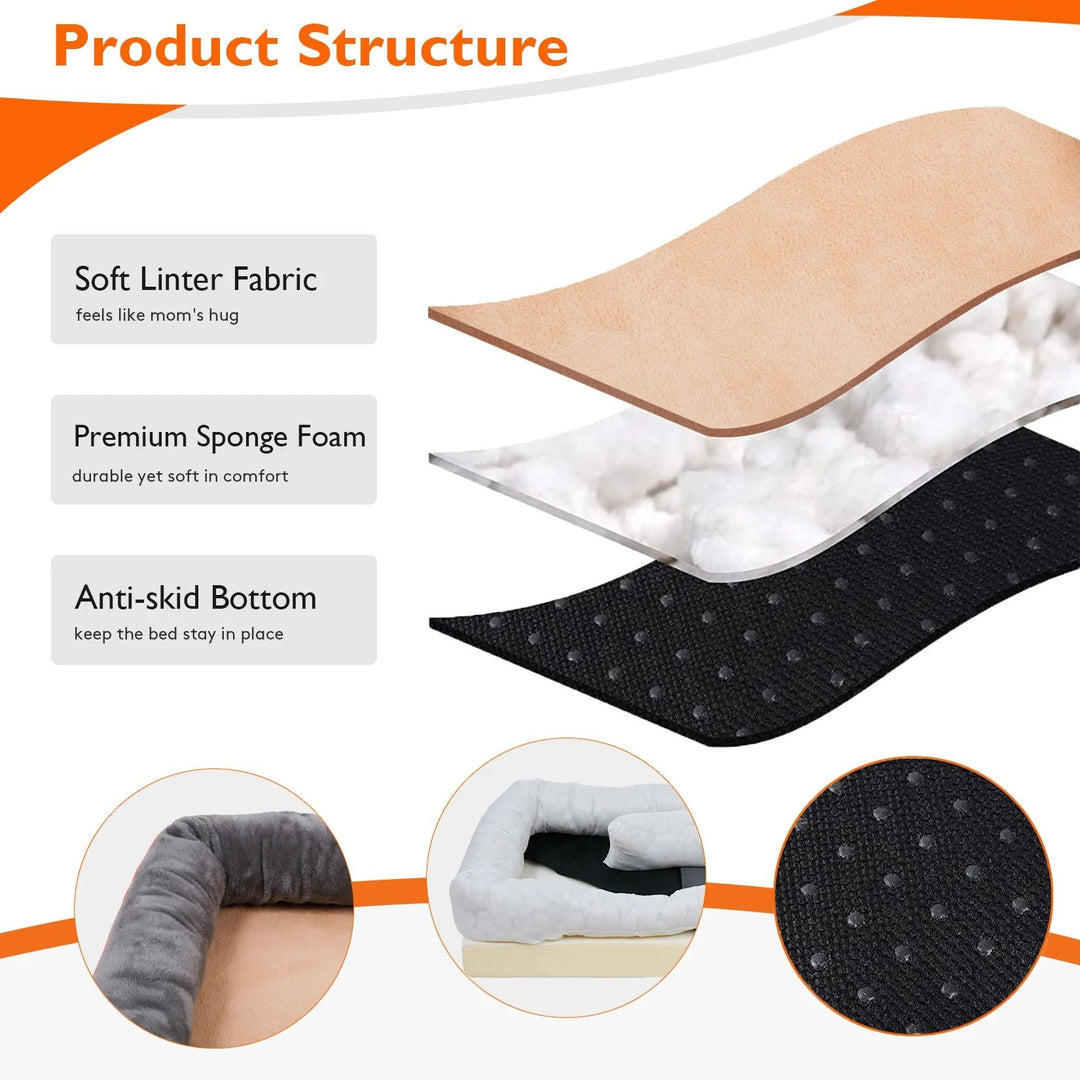 Comfortable Orthopedic Dog Bed for Joint Support and Relaxation