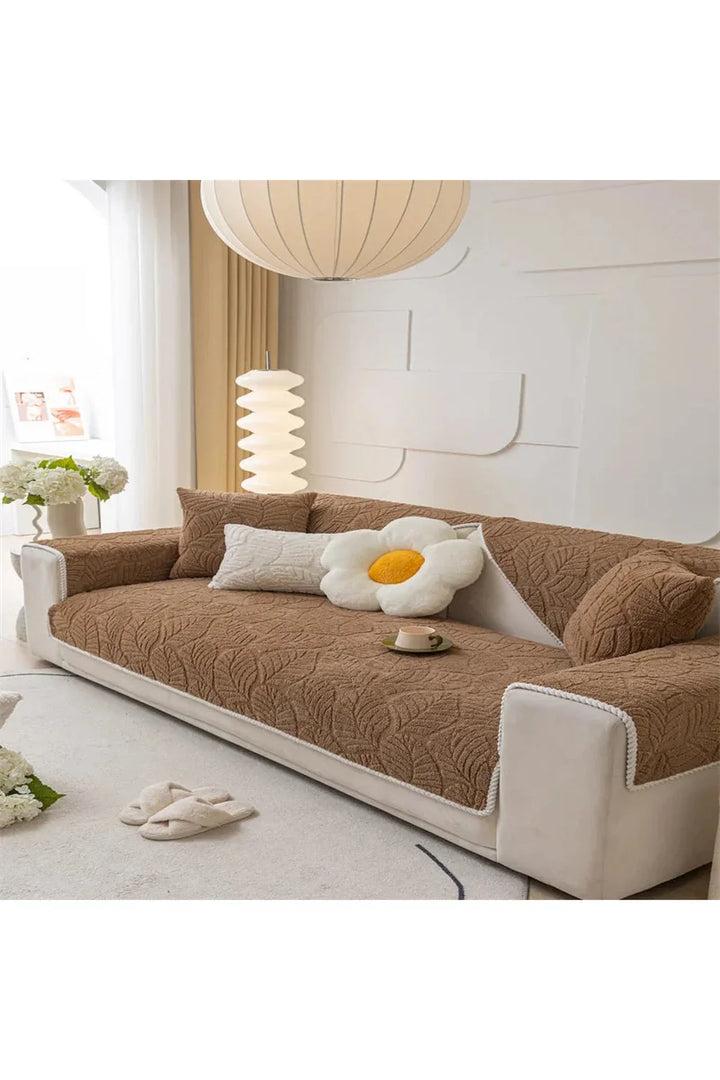 Nordic Aesthetic Sofa Cover for Stylish Home Decor-Orizon Depot