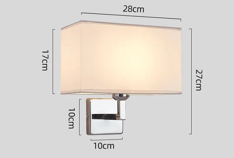 Wall Sconce with Reading Light | E27 Bedside Wall Lamp