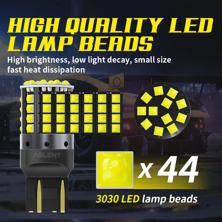 LED Signal Light Reverse Brake Bulbs 12V 2-Pack Multiple Sizes