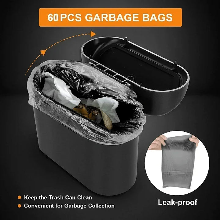 Keep Your Vehicle Spotless with a Compact Leak-Proof Car Trash Can