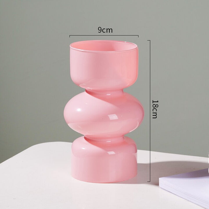 Multicolor Glass Animal Vase - Unique Home Decor Accent-Orizon Depot