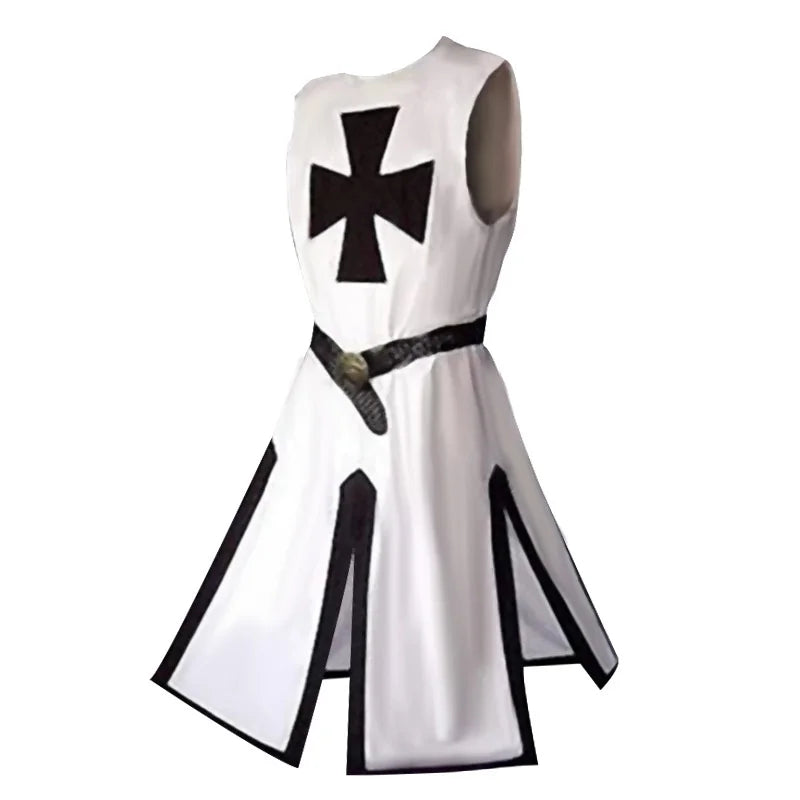 Knights Templar Crusader Costume - Tunic & Cape Set