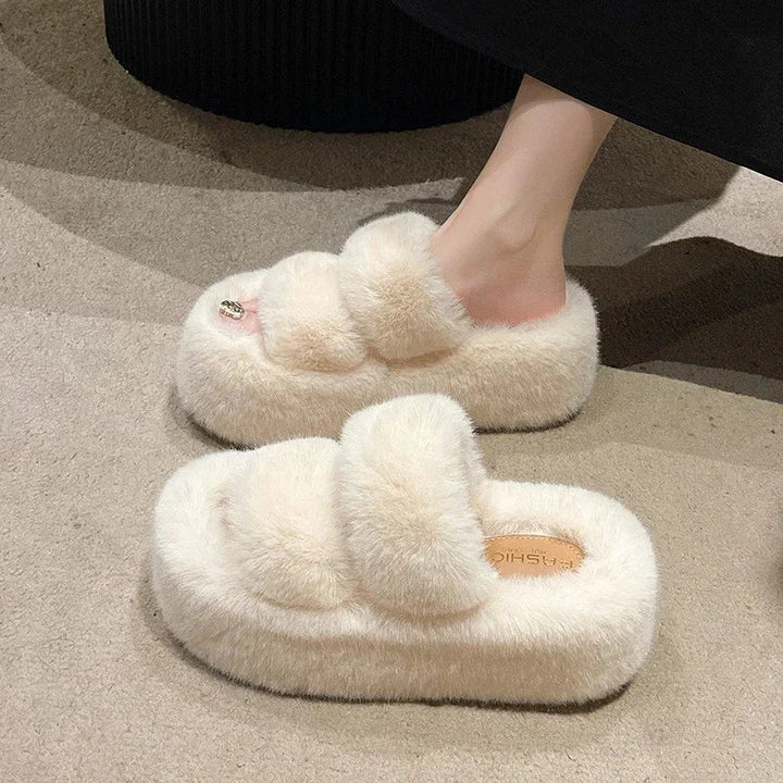Soft Fuzzy Slippers for Women - Cozy and Comfortable Footwear-Orizon Depot