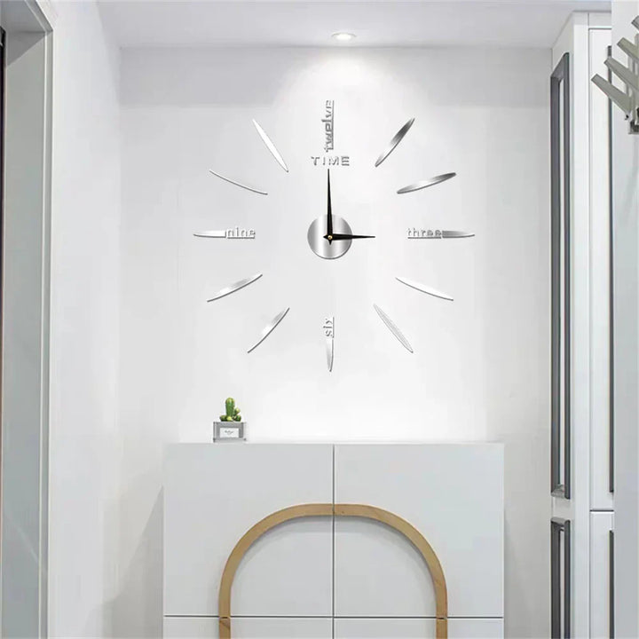 Large Unique Style Acrylic Wall Clock for Home Decor-Orizon Depot