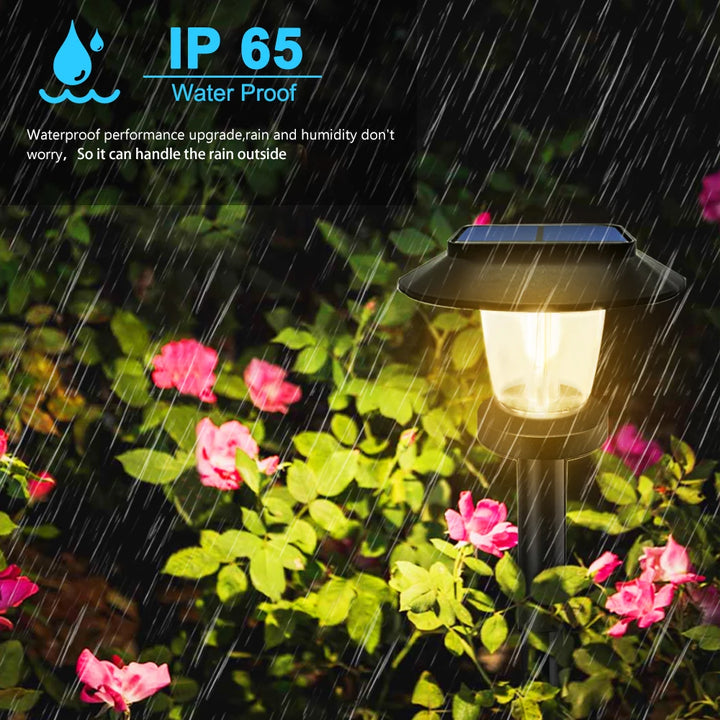 Outdoor Waterproof Solar Pathway Lights for Garden and Walkways