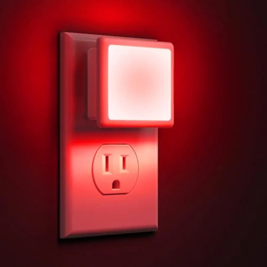 Night Lights Plug into Wall 2-Pack, Soft White Auto-On/Off