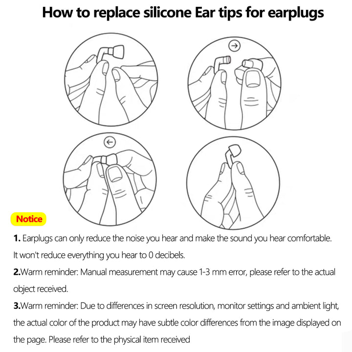 Ear Plugs for Noise Reduction and Sleeping