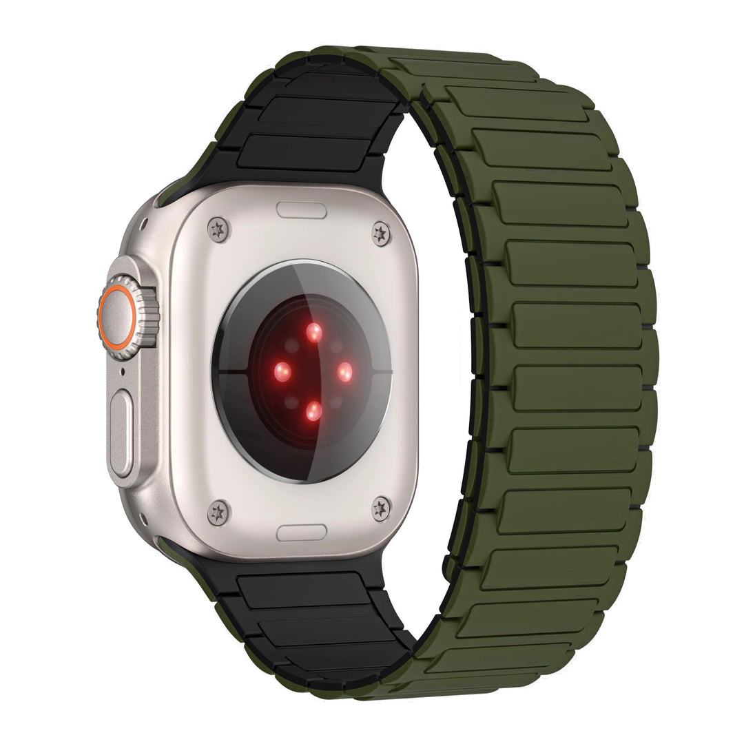 Men's Silicone Strap for Apple Watch Ultra Accessories