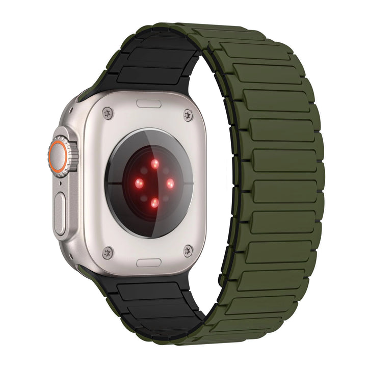 Men's Silicone Strap for Apple Watch Ultra Accessories