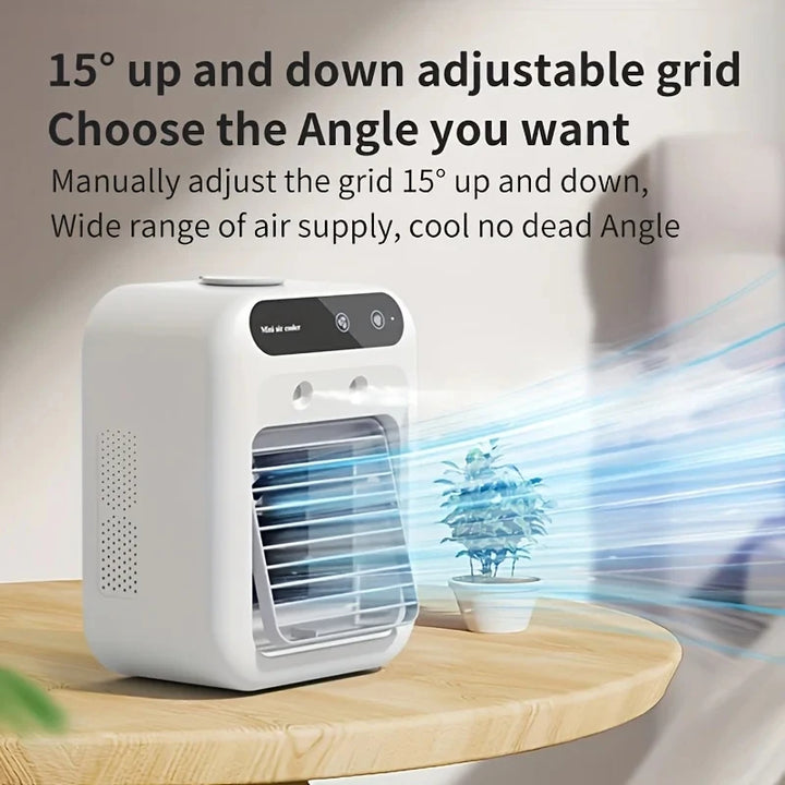 Portable Mini Cooling Fan with Water Tank and Battery