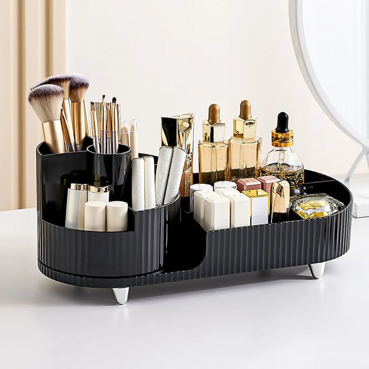 Luxury Beauty Organizer with Slim Rotating Design-Orizon Depot