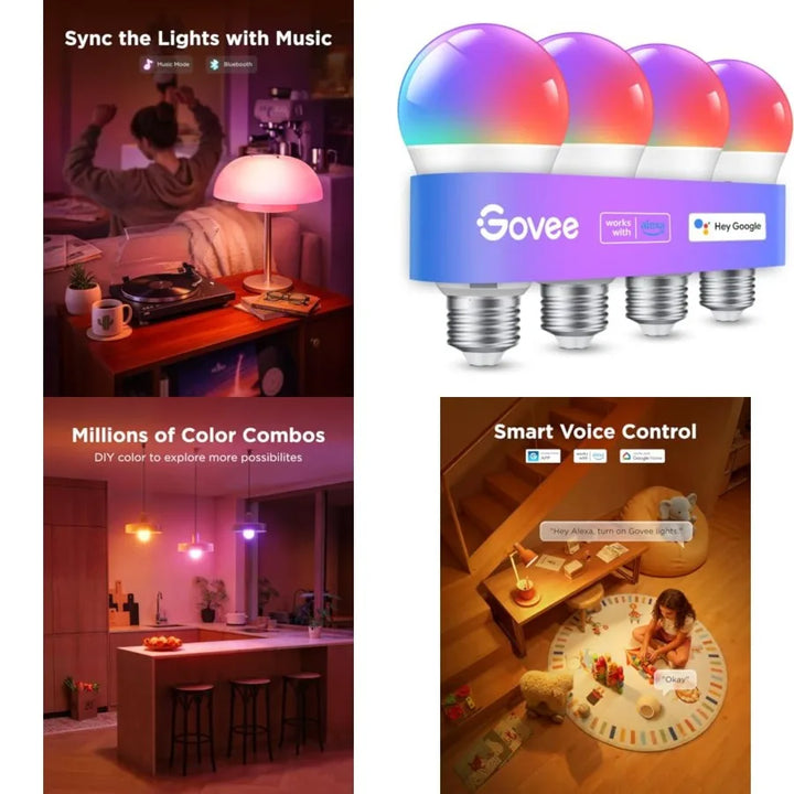 Smart Color Changing Light Bulbs with Alexa & Google Assistant