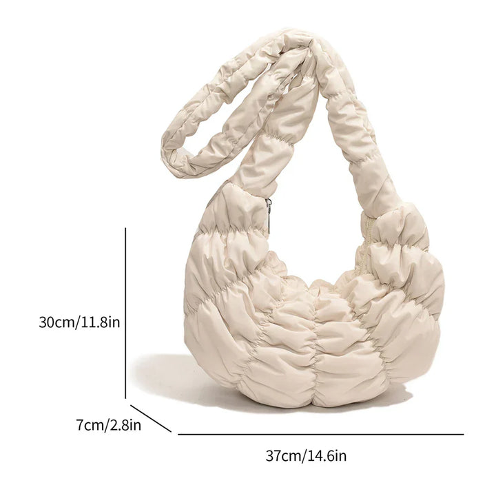 Puff Croissant Shoulder Bag - Stylish and Versatile Handbag-Orizon Depot