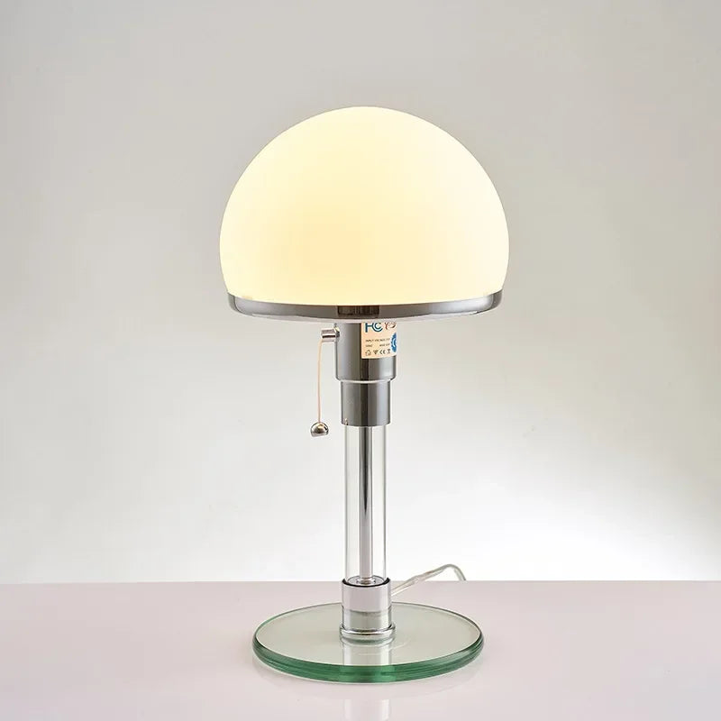 Nordic Glass Table Lamp | Stylish Bauhaus-Inspired Lighting