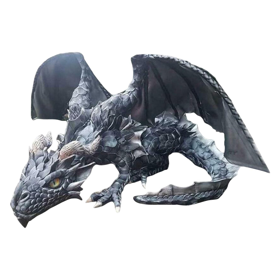 Gothic Crouching Dragon Guardian Statue for Outdoor Decoration-Orizon Depot