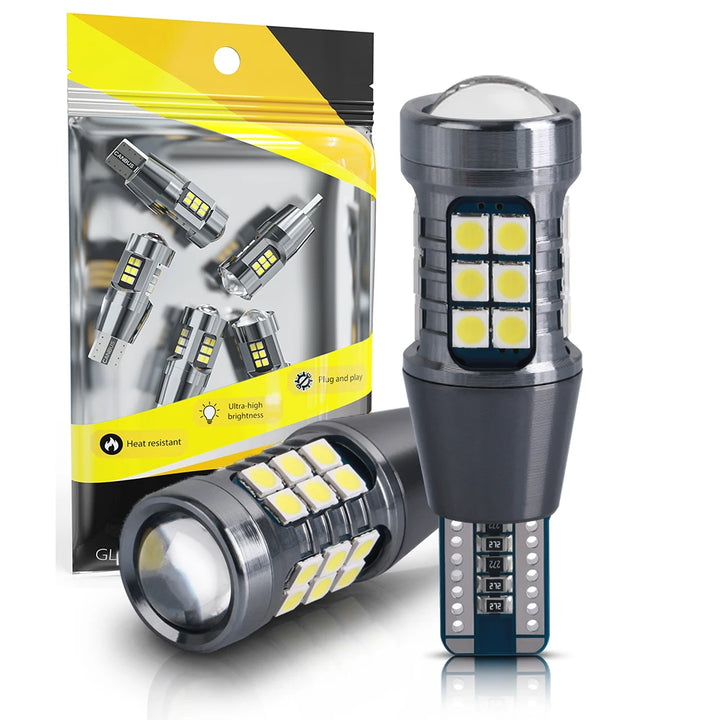 2pcs High Power W16W T15 921 LED Bulbs for Tail Signal Lights