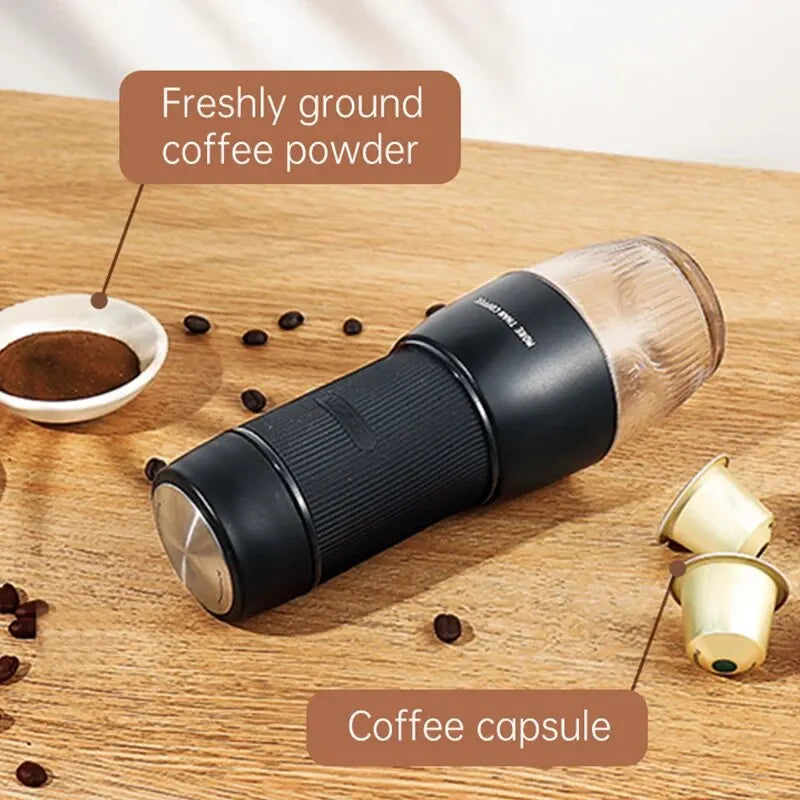 Portable 18 Bar Coffee Machine, Hand Pressure Operation for Camping-Orizon Depot