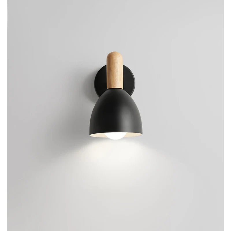 Adjustable Wooden Wall Lamp | Stylish Bedside Lighting Solution