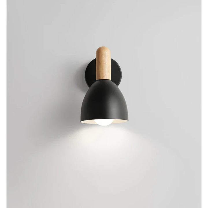 Adjustable Wooden Wall Lamp | Stylish Bedside Lighting Solution