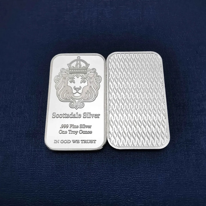 Men's 1 Troy Ounce Fine Silver Bullion Bar Set